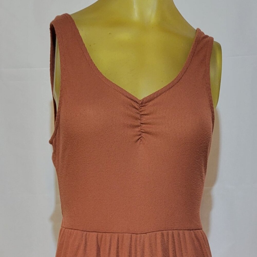 LIVE TO BE SPOILED Burnt Orange Jumpsuit